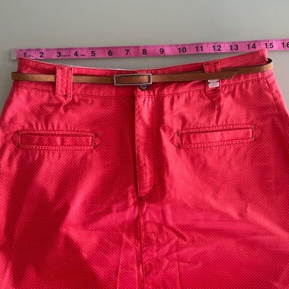 VTG LLoyd's WOMEN SKIRTS red and white polka dot skirt   SIZE MEDIUM - Picture 7 of 11